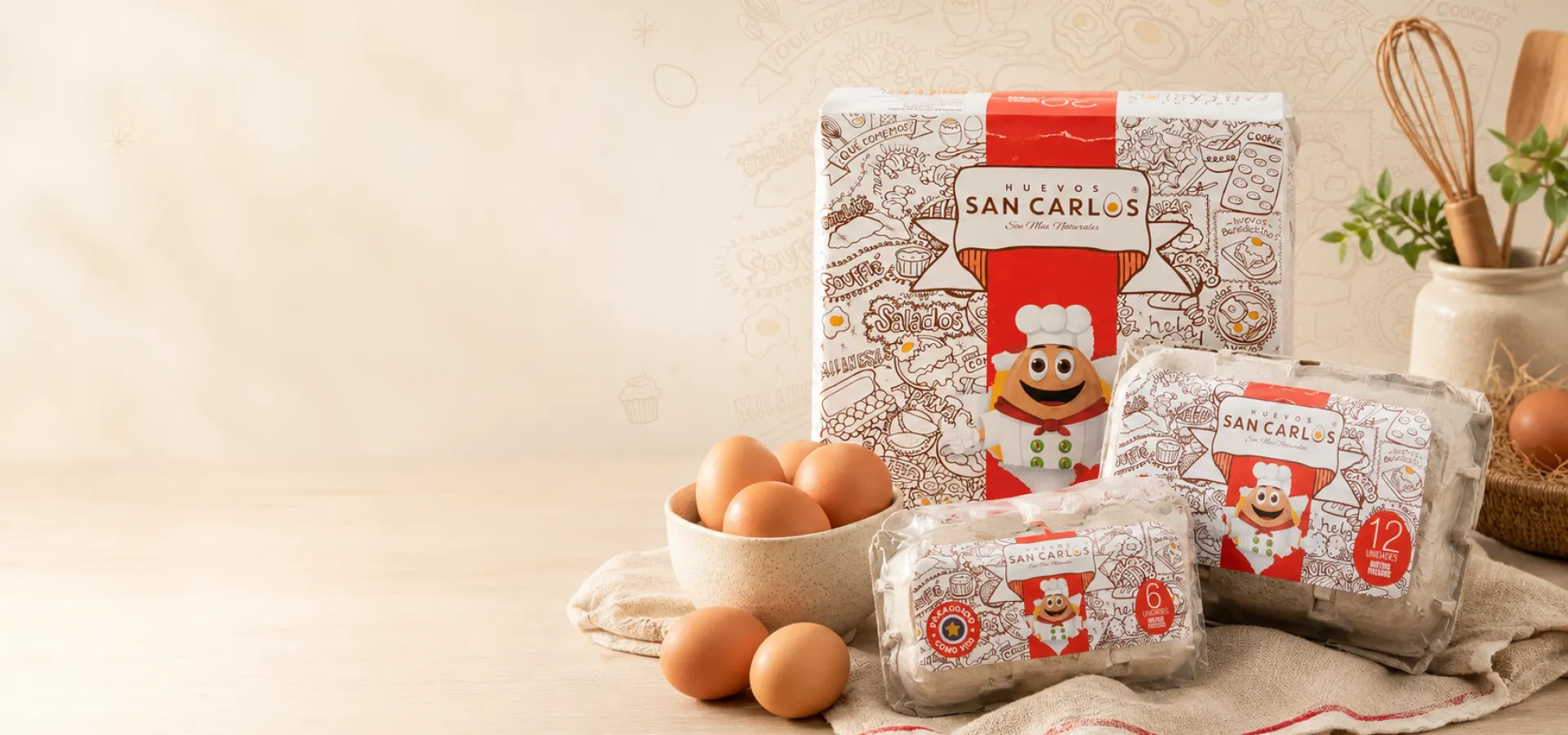 Huevos frescos de Huevos San Carlos